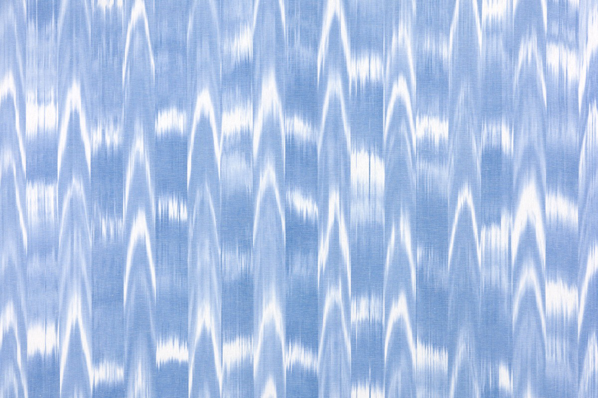 Ikat stoff 101 himmelblau