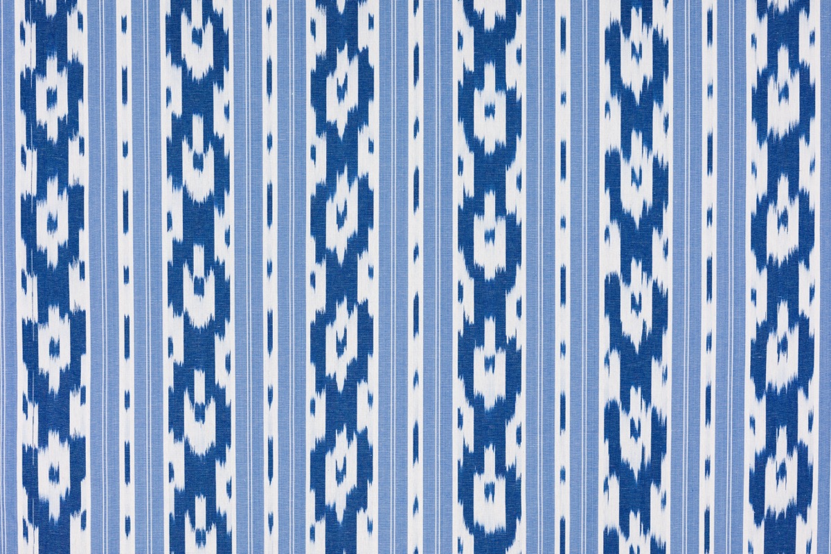 Ikat stoff 104 blau