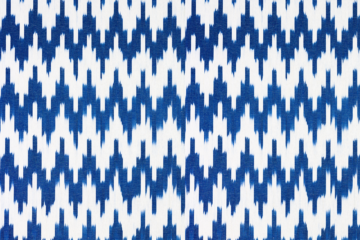Tela ikat 105 blau