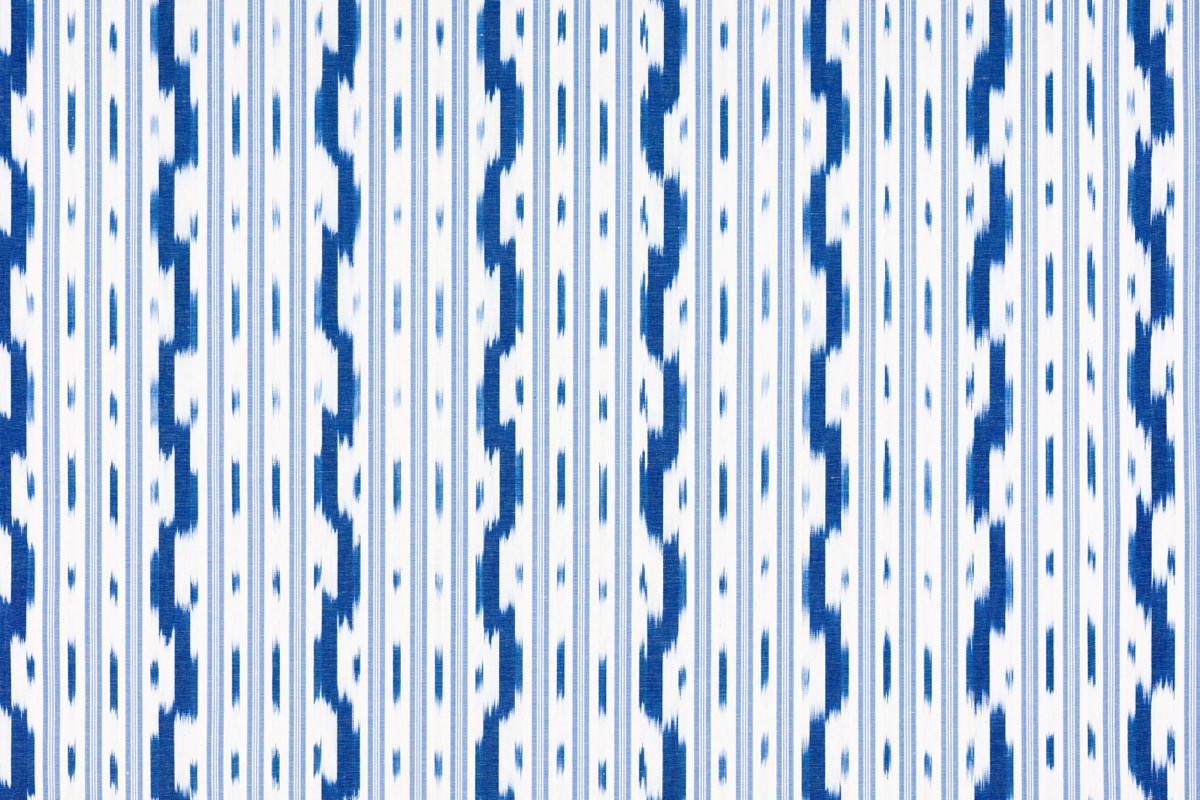 Ikat stoff 103 blau