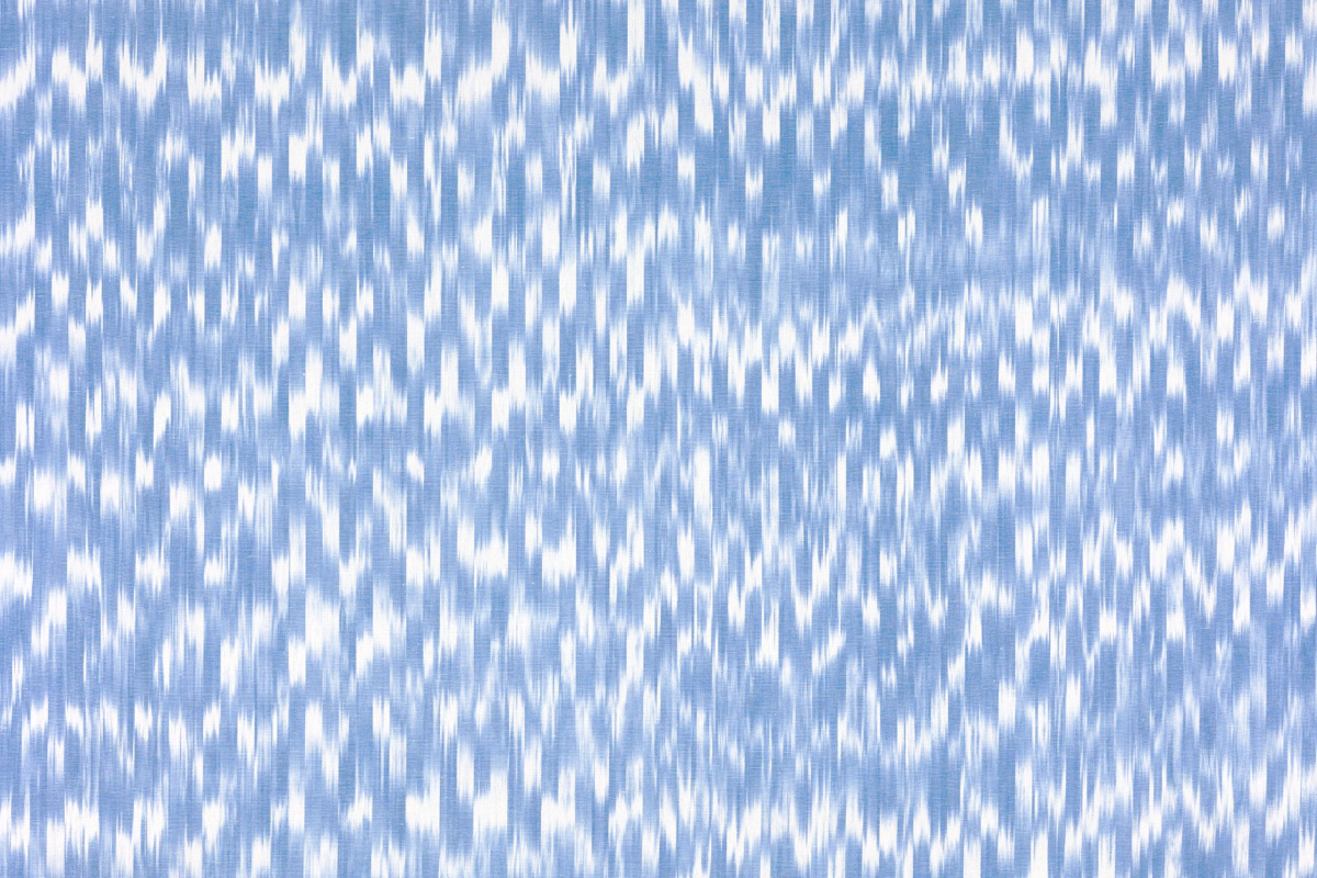 Tela ikat 107 celeste
