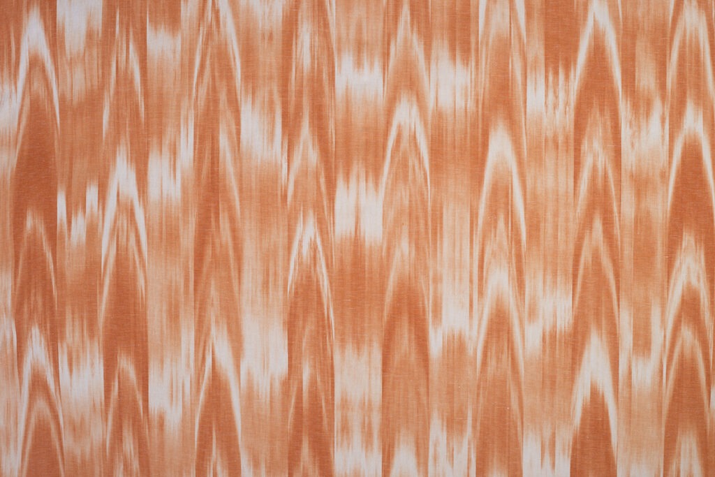 Tela mallorquina modelo 101 en color naranja de Teixits Vicens
