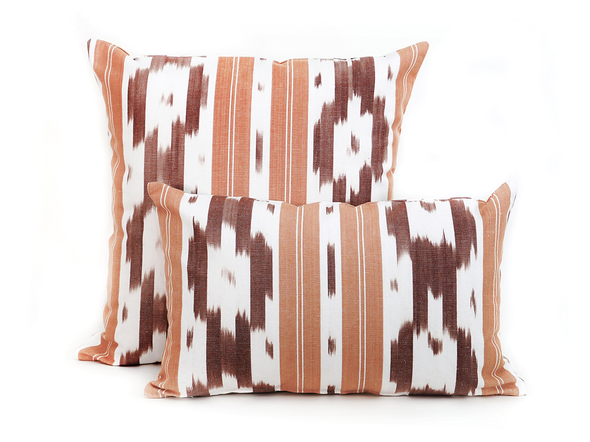 Coixí ikat 104 Marró - Imatge 2
