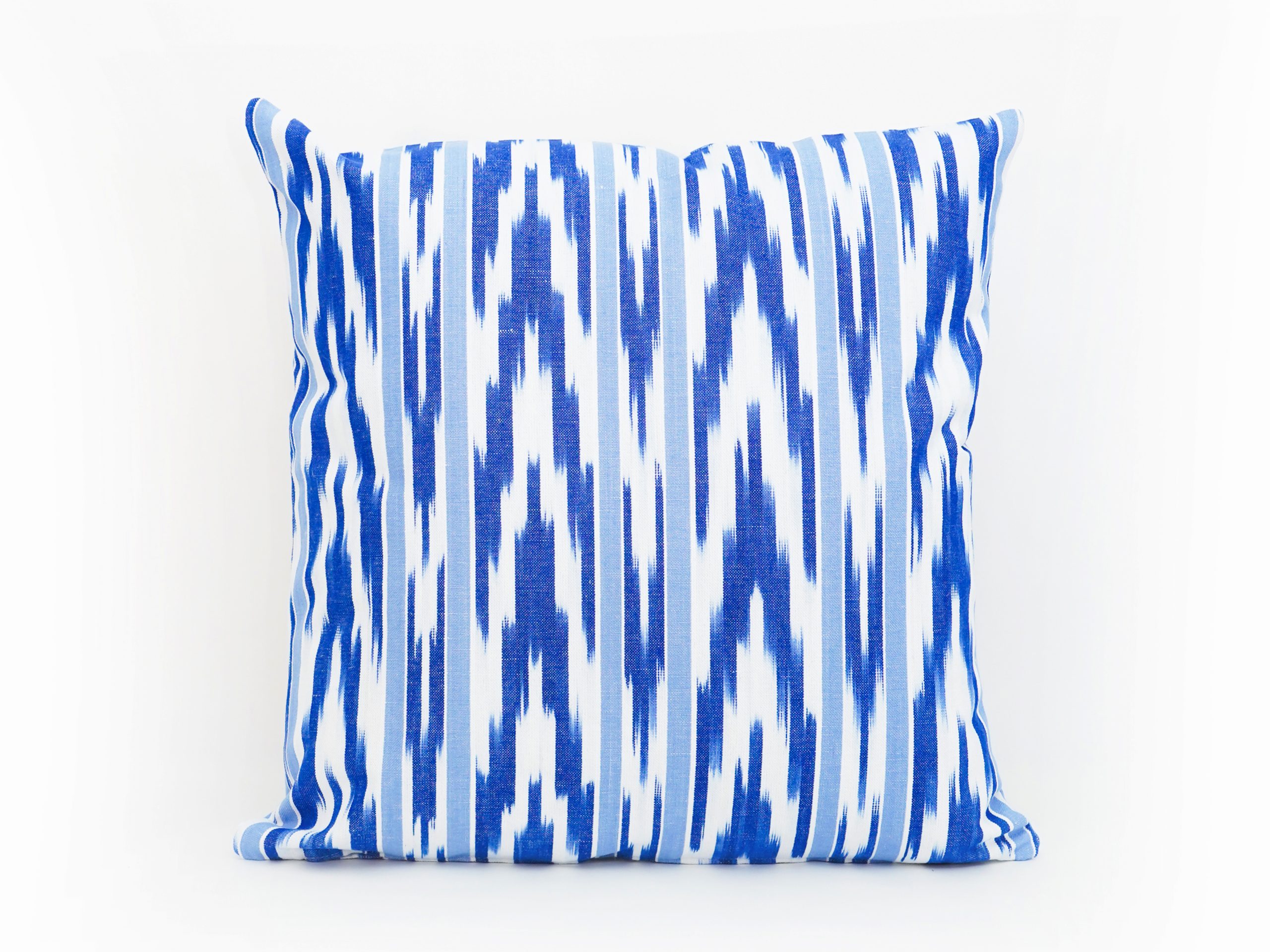 Ikat kissen 109 Blau