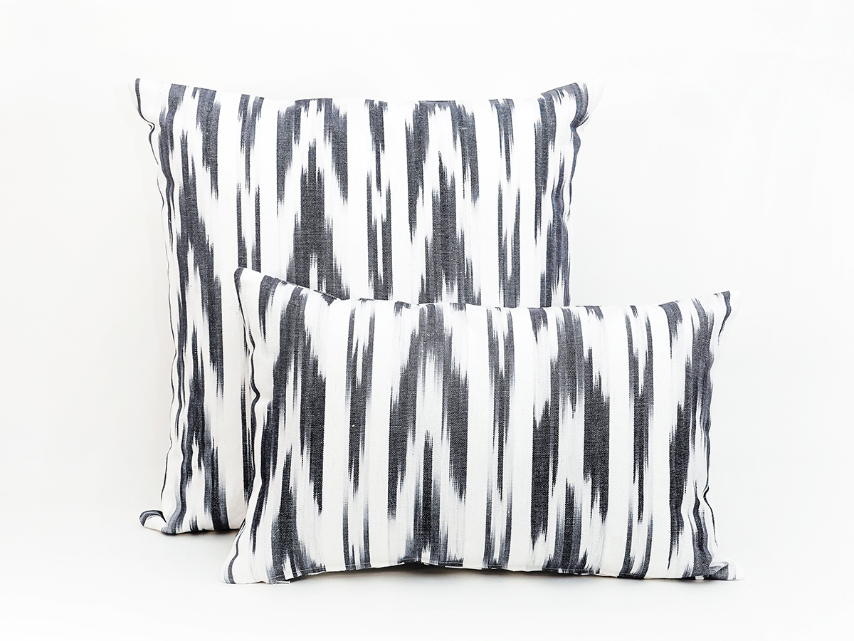 Ikat kissen 109 Grau - Image 2
