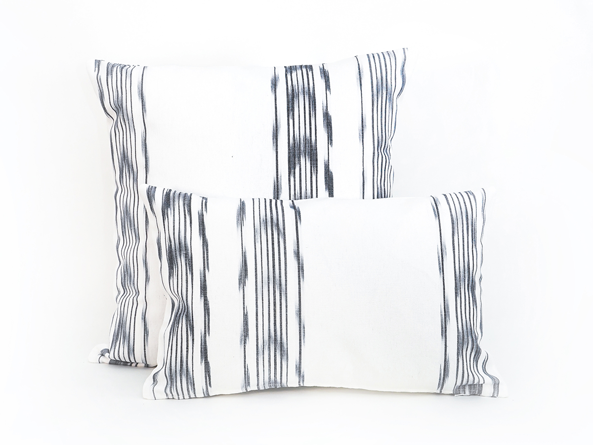 Coixí ikat 235 Gris - Imatge 2