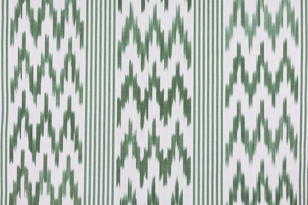 Ikat stoff 236 olivgrün