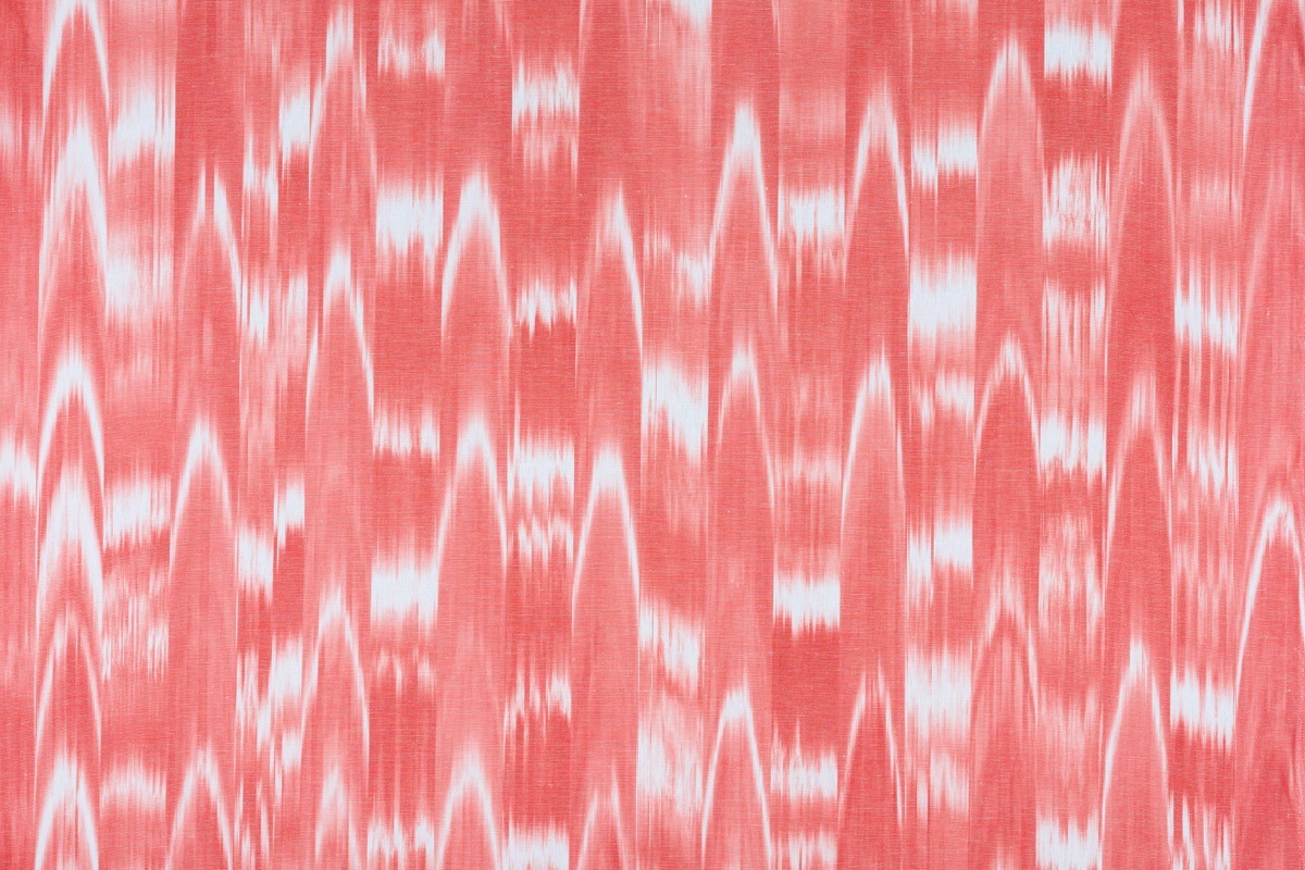Tela ikat 101 Escarlata