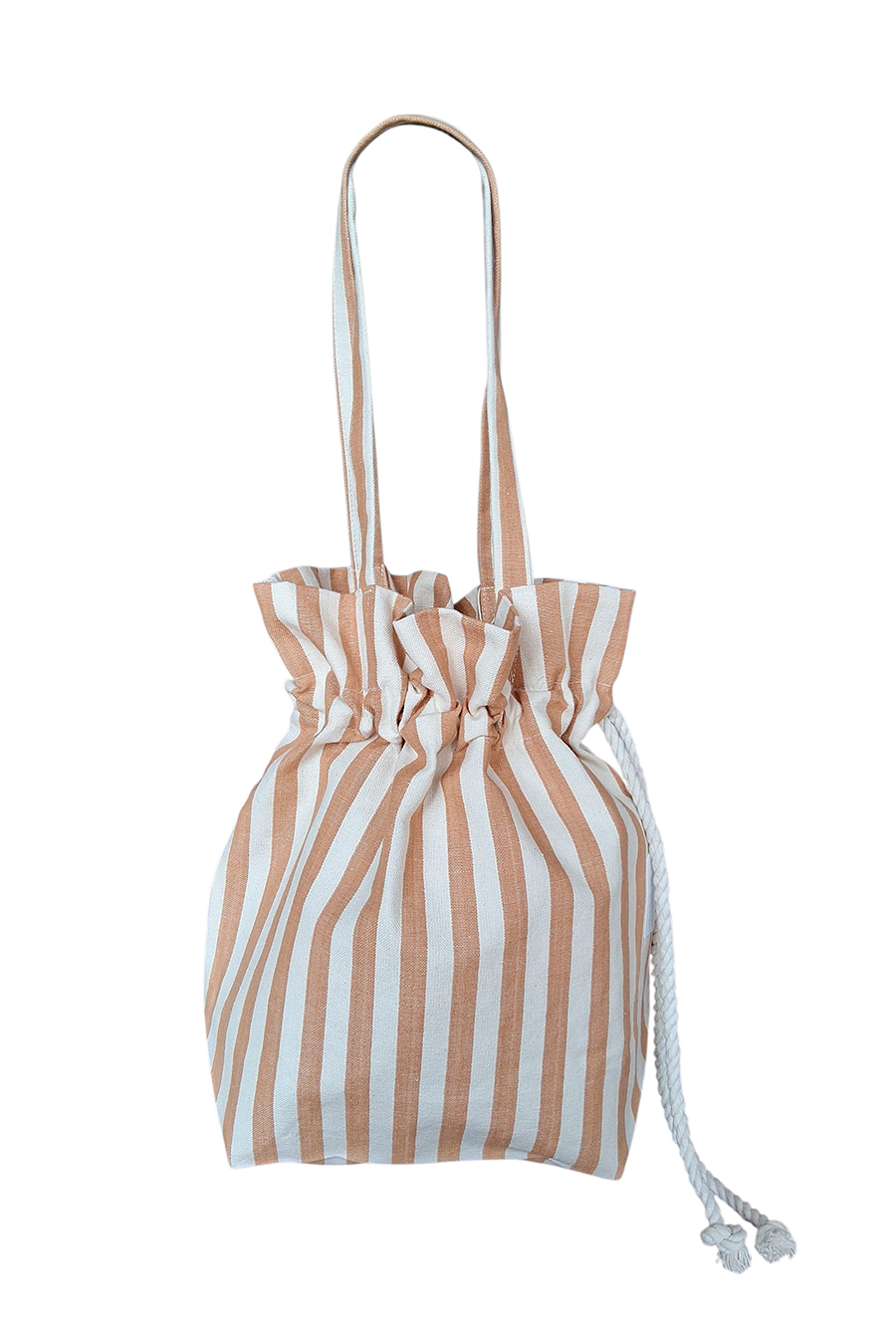 Bolsa fruncida tela Mallorquina 240 Tostado - Image 4