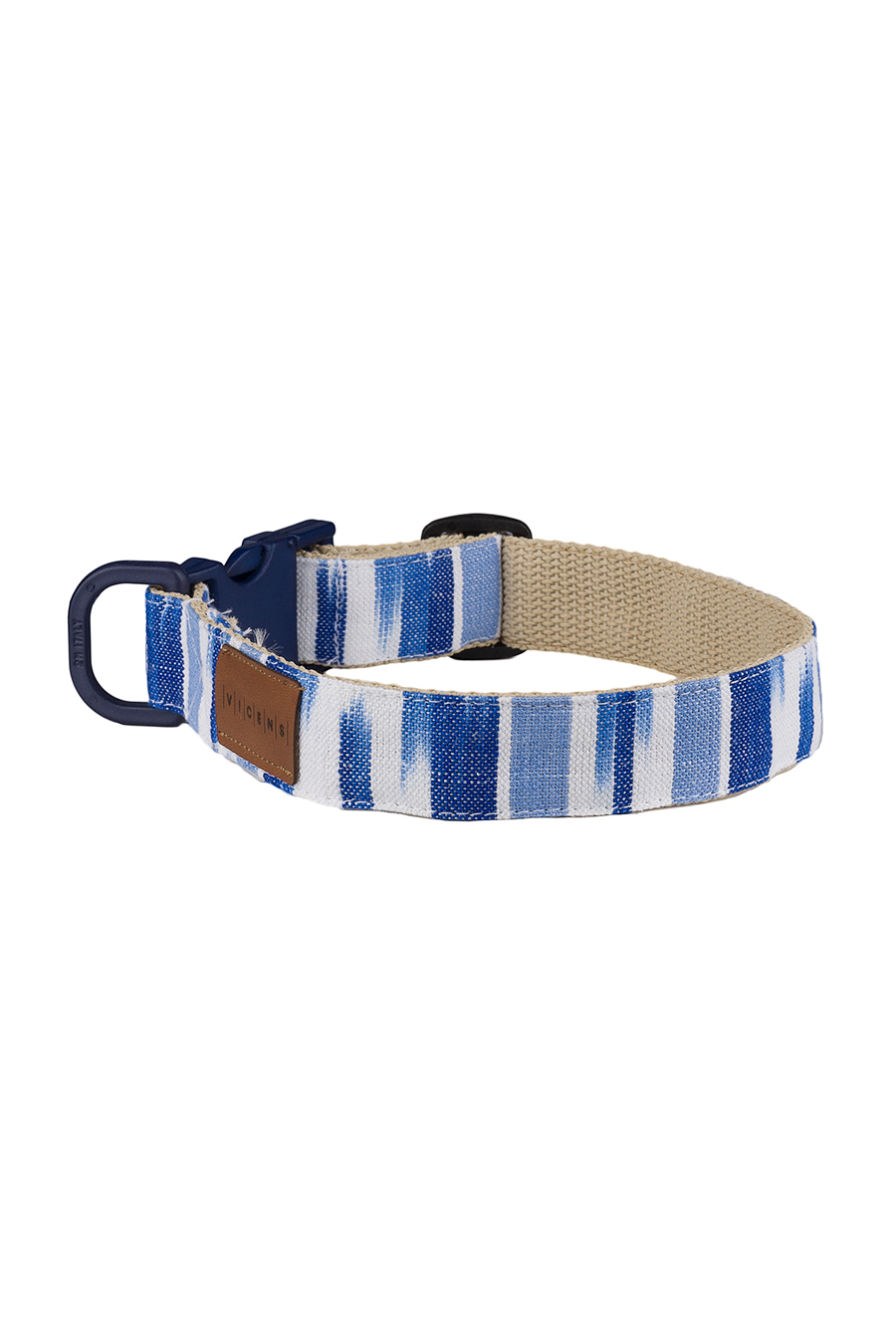 Collar per a gos ikat 109 Blau