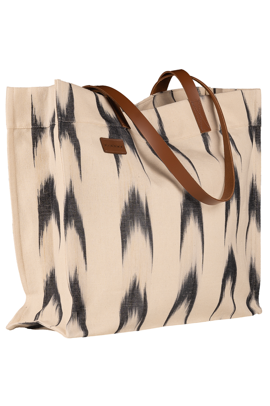 Bolso asas piel tela Mallorquina 61 Negro - Image 4