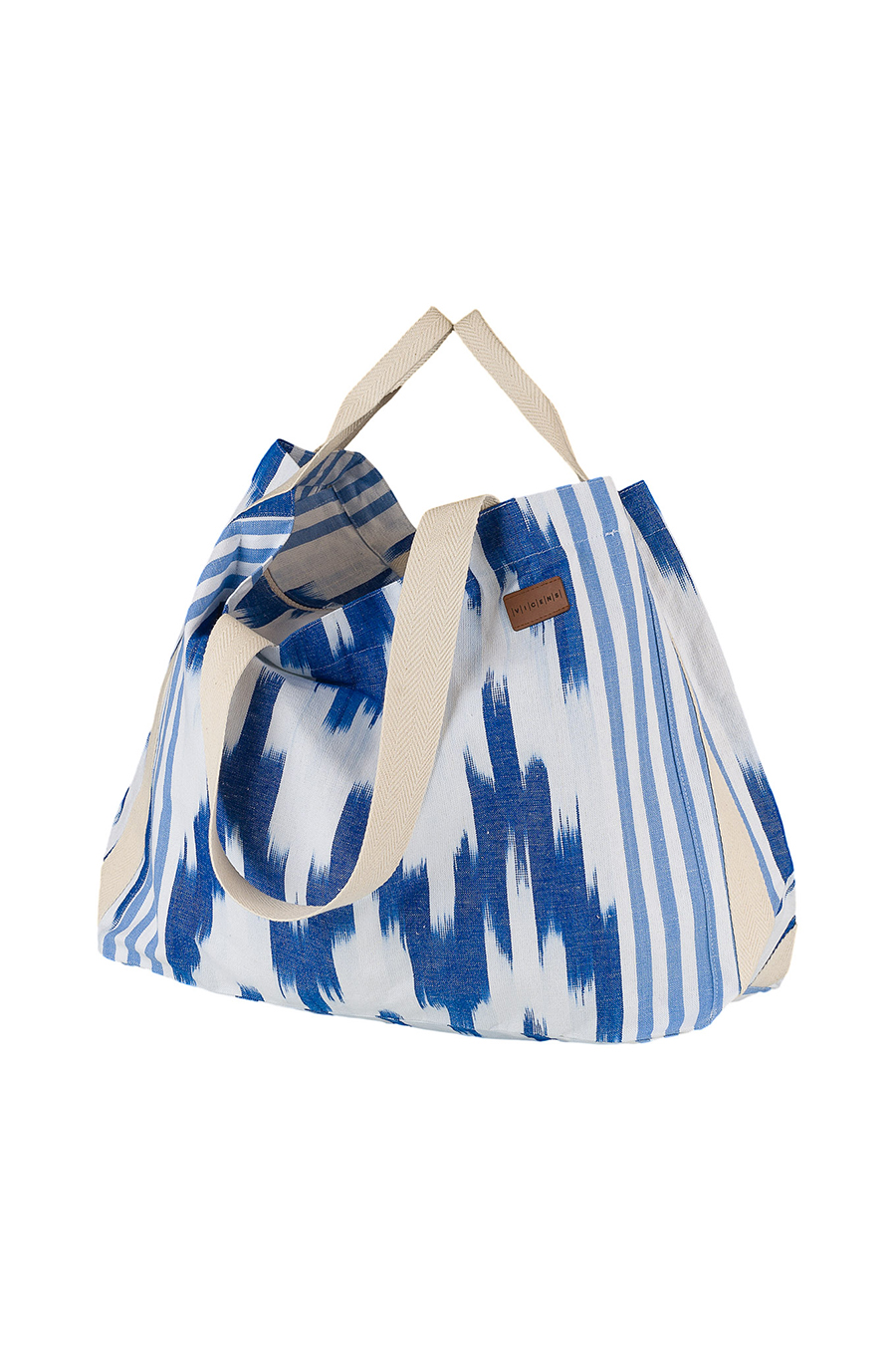 Beach bag tela Mallorquina 236 Azul - Image 3