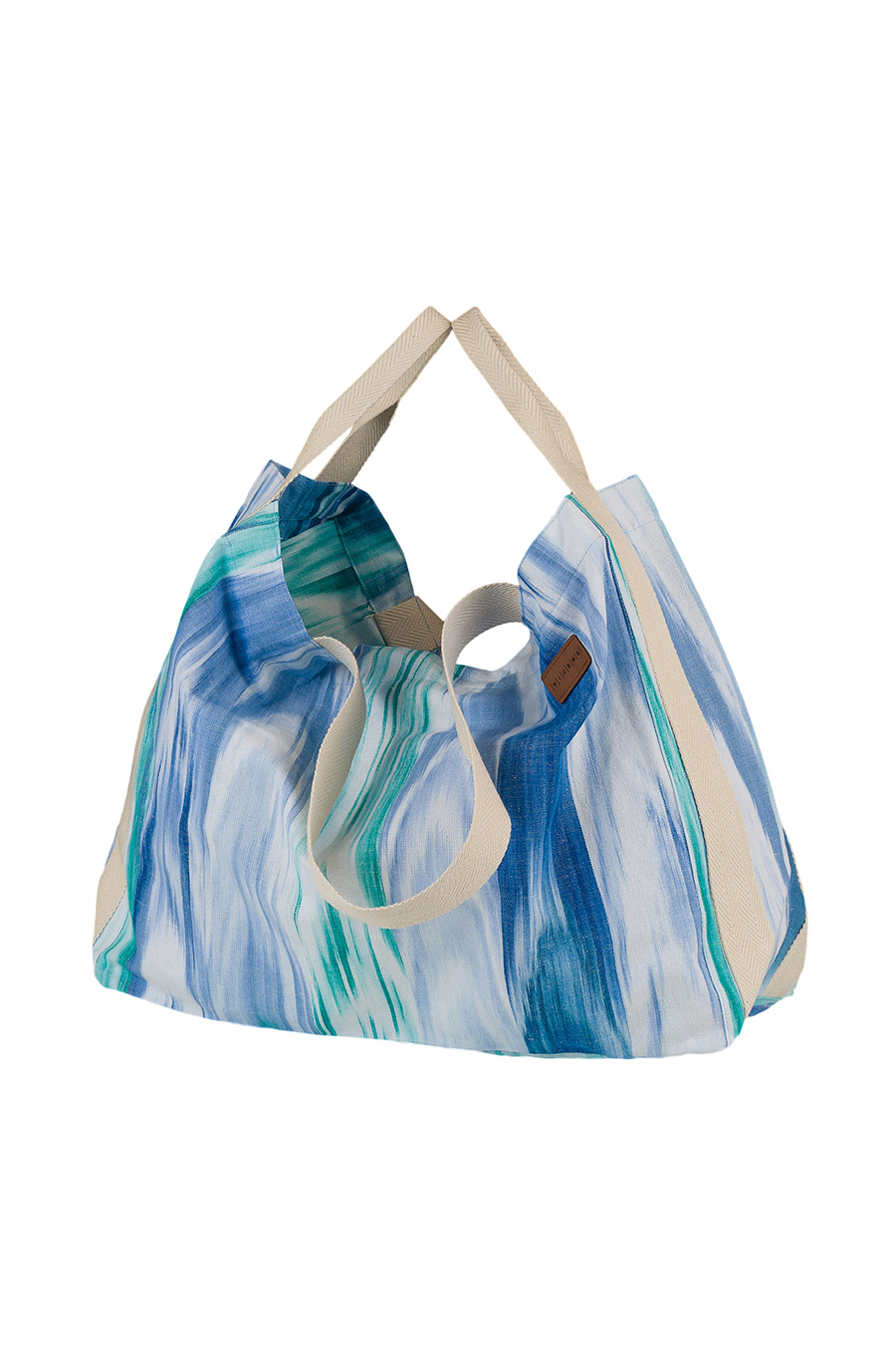 Beach bag tela Mallorquina 200 Azul - Image 2