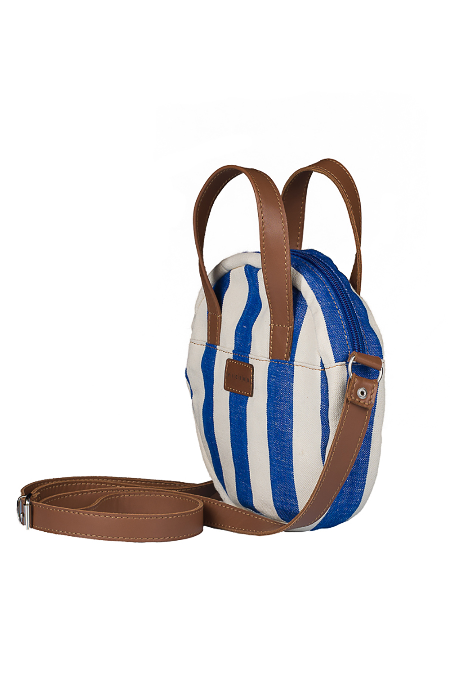 Runde tasche streifen 106 Blau - Image 3