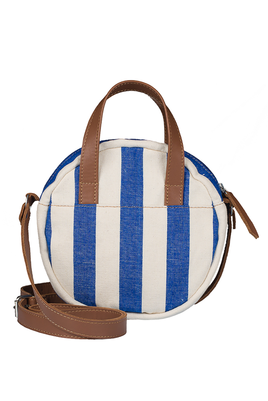 Runde tasche streifen 106 Blau - Image 4