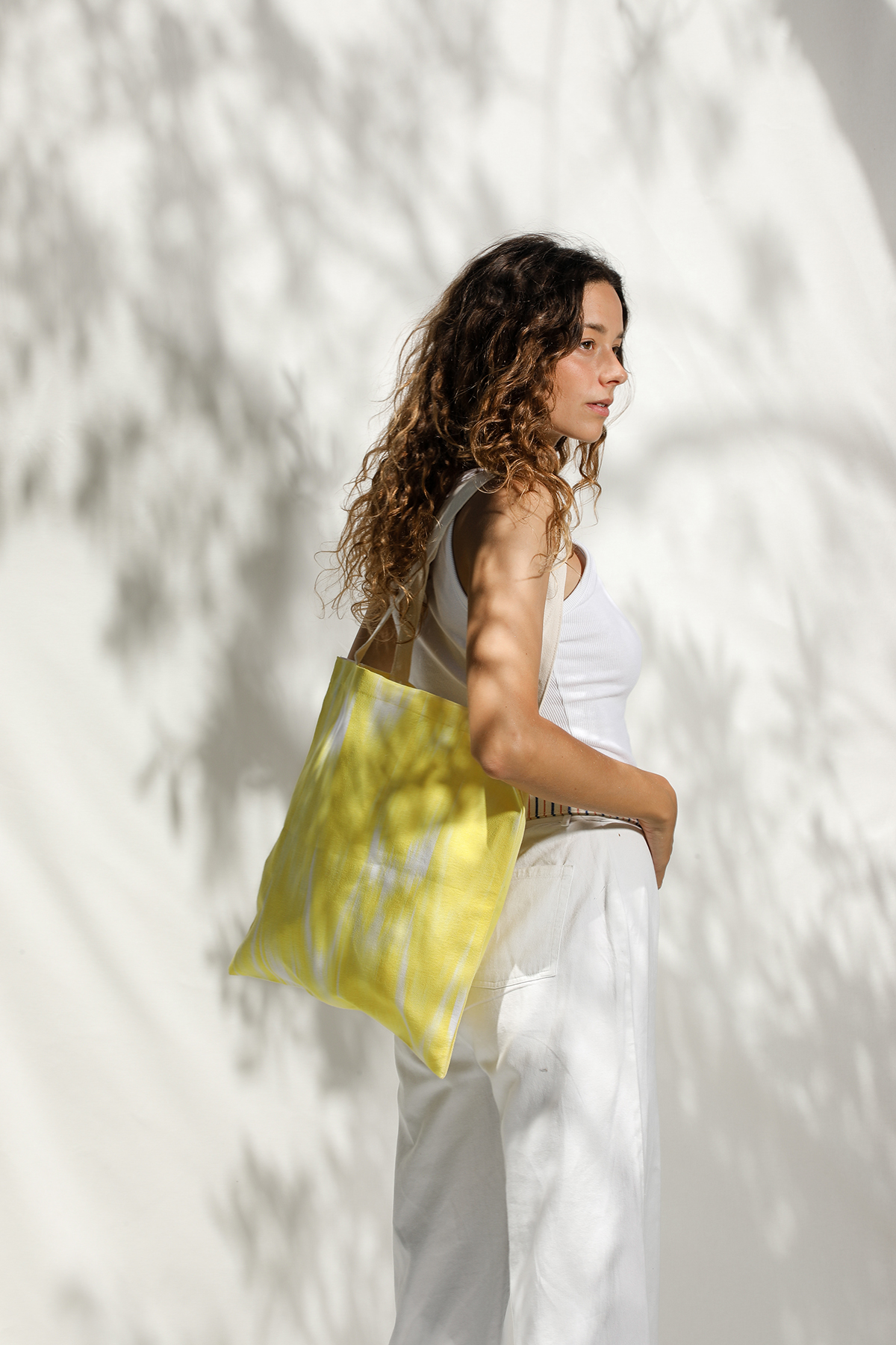 Tote bag ikat 101 Amarillo