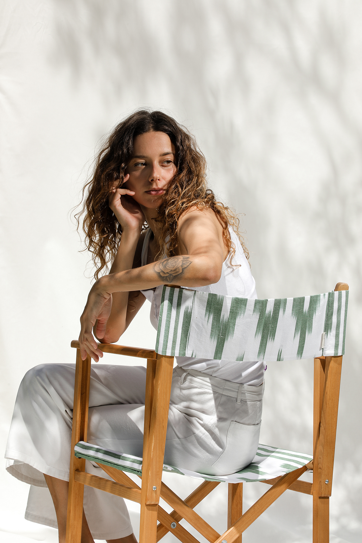 Cadira menorquina ikat 236 Verd Oliva