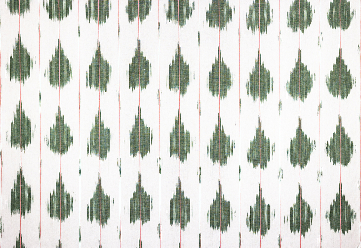 ikat Pink Lush by Helena Rohner