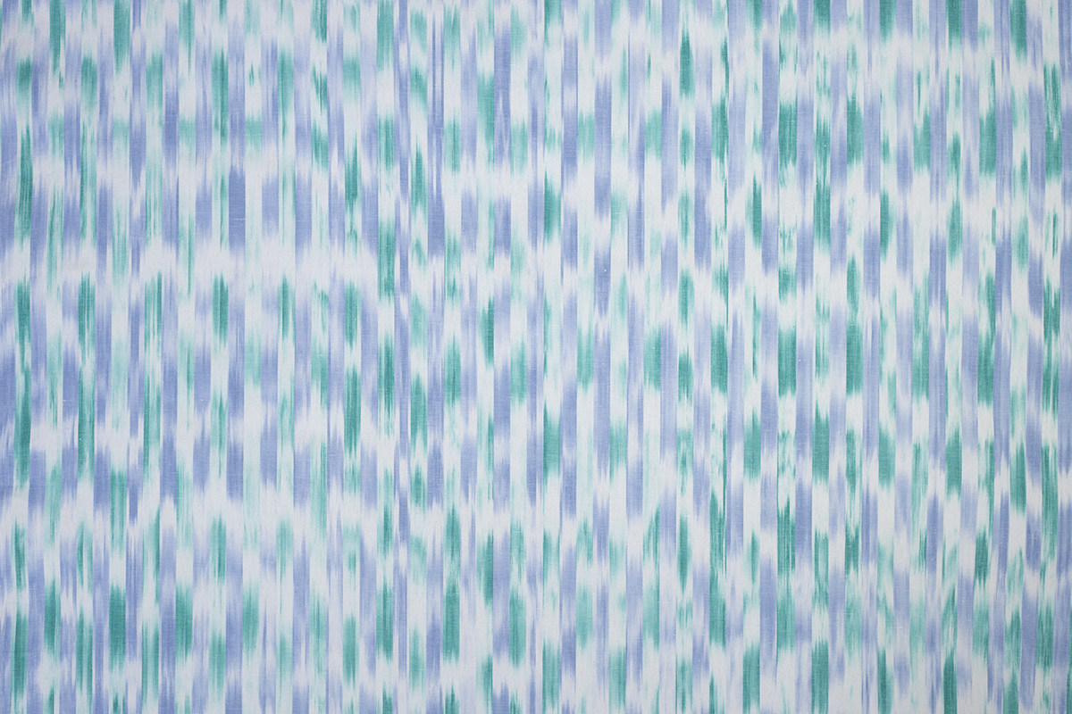 Tela ikat 110 Turquesa Celeste