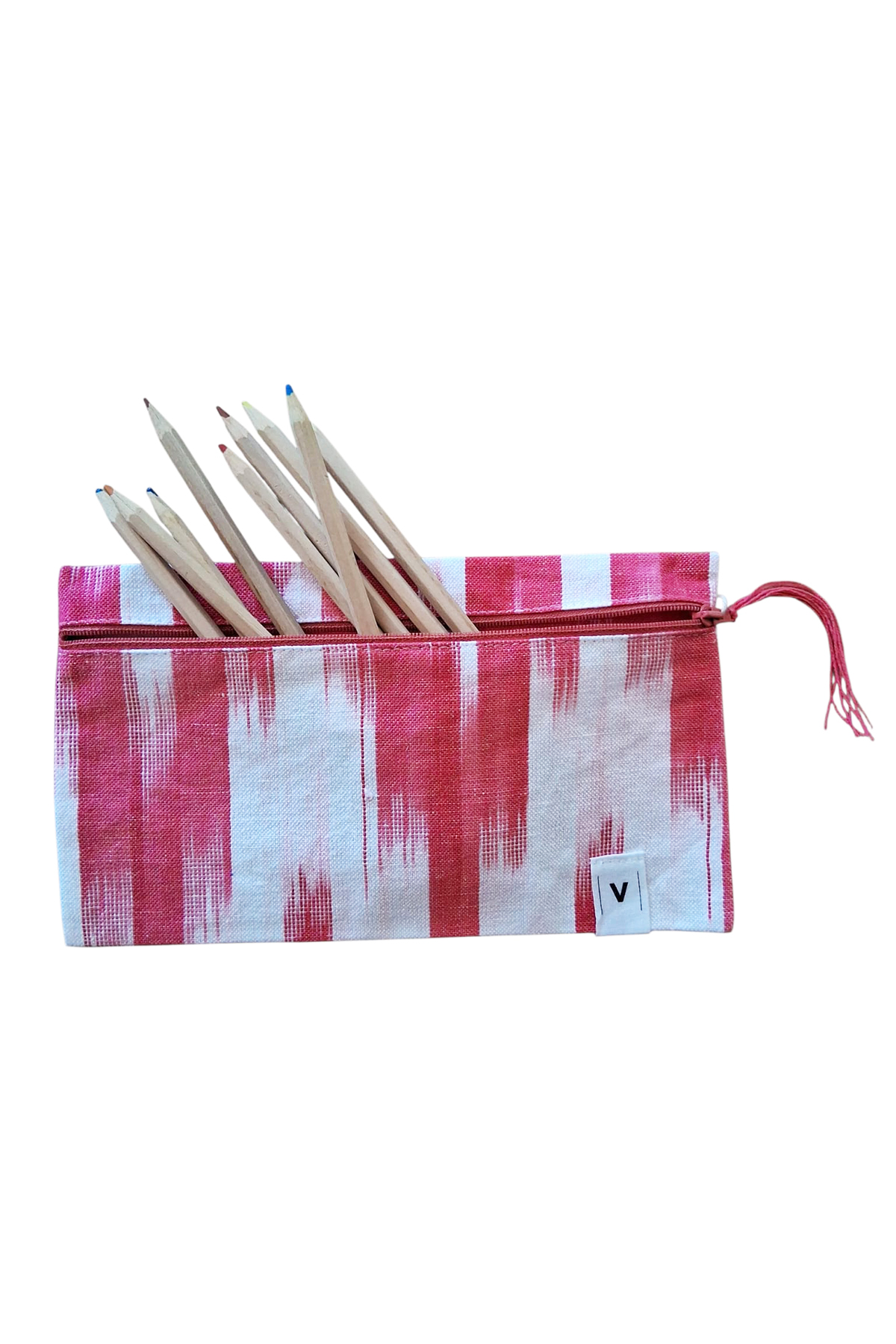 Plumier de tela mallorquina 105 rosa fúcsia