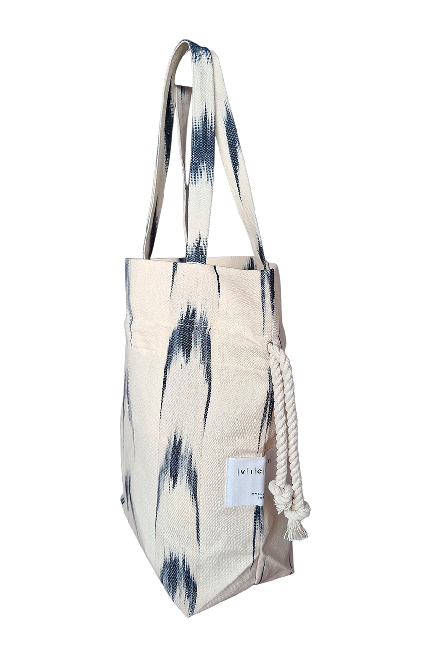 Bossa fruncida ikat 61 Negre - Imatge 2