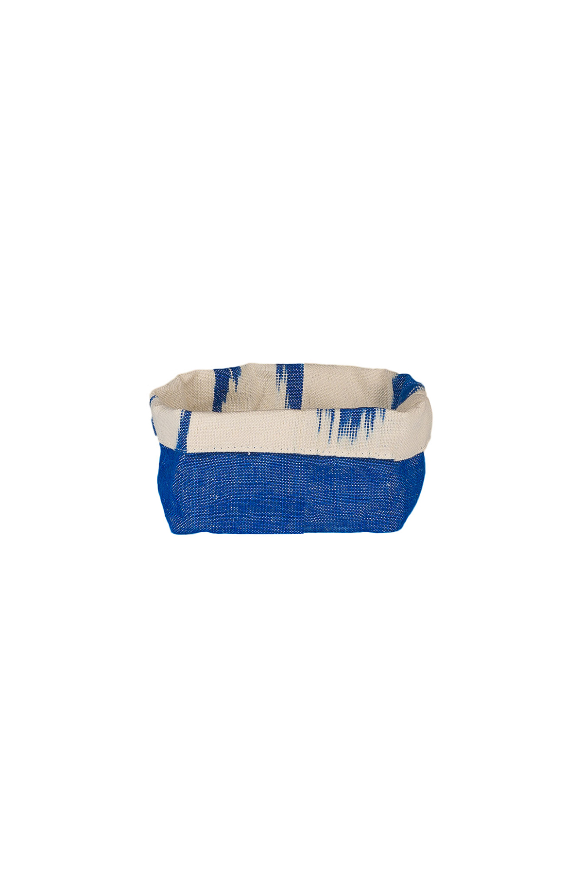 Stoffkorb Ikat 61 Blau