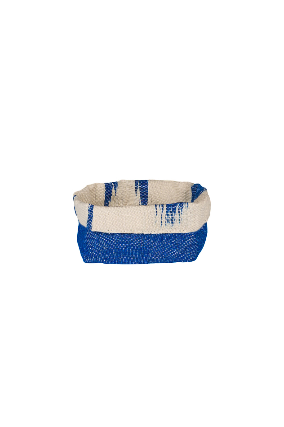 Cistelles de tela ikat 61 Blau