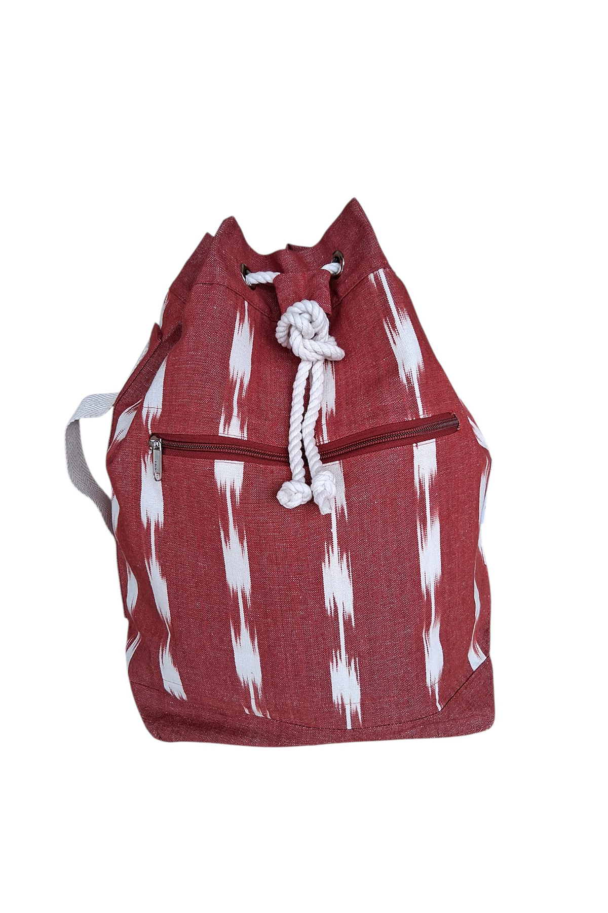 Llaut backpack Mallorquinische Stoff 302 Granat