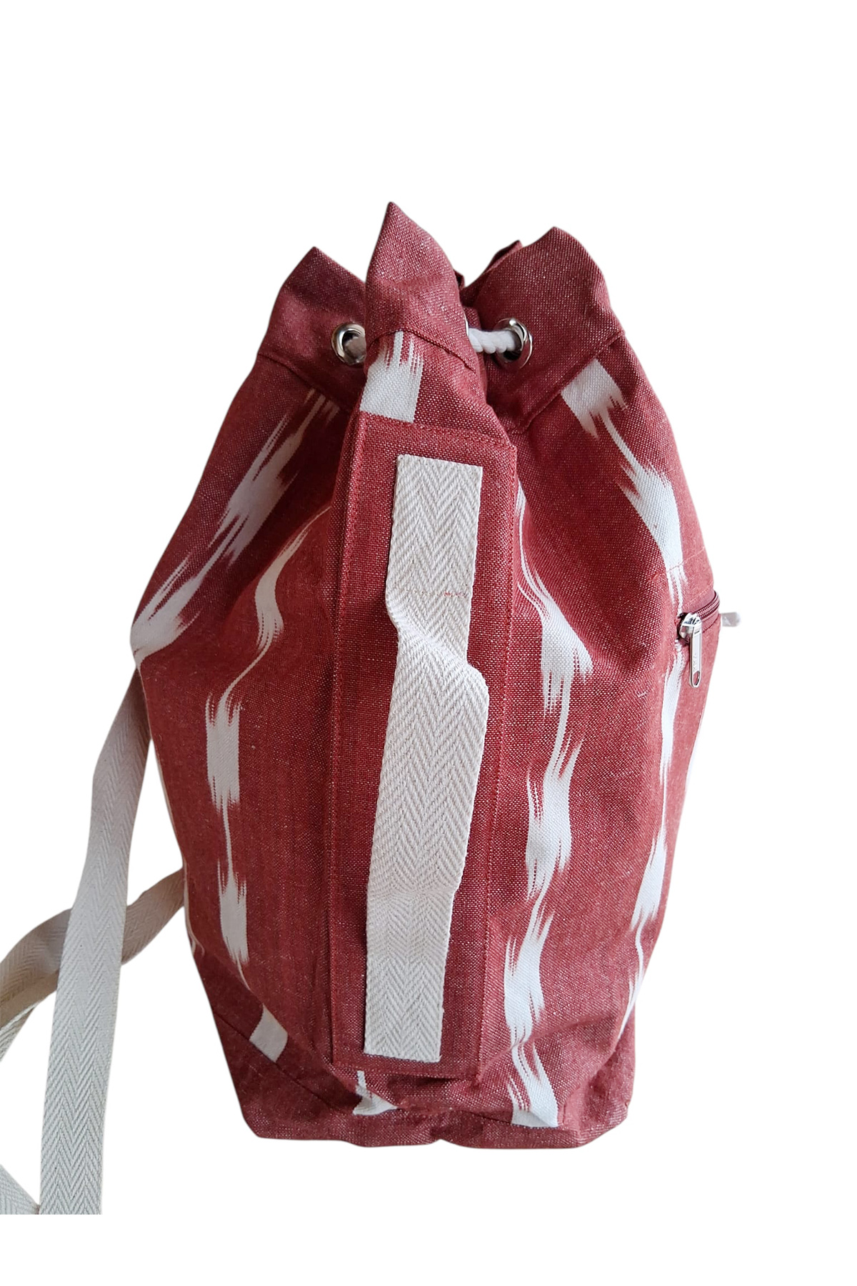 Llaut backpack Mallorquinische Stoff 302 Granat - Image 2