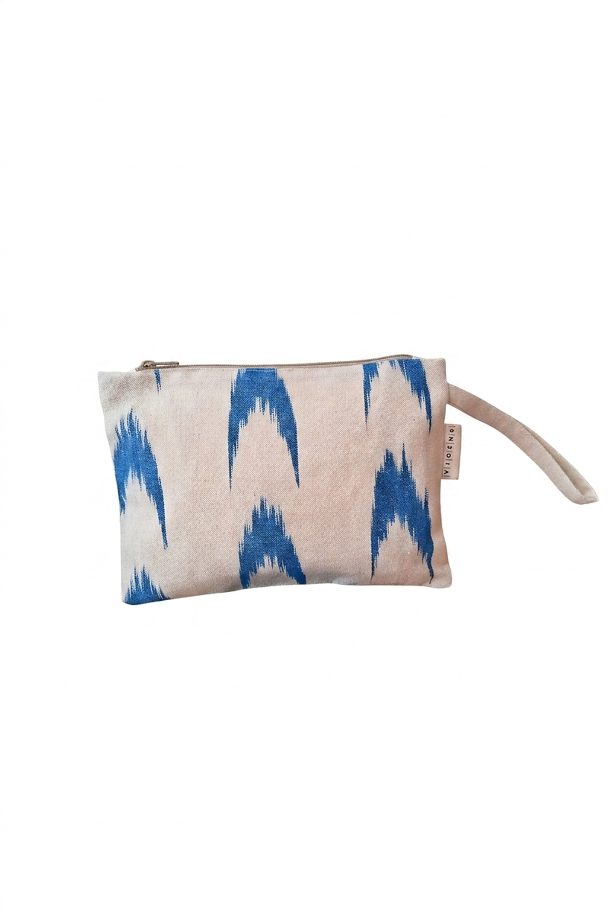 Bolso de mano tela mallorquina 61 azul